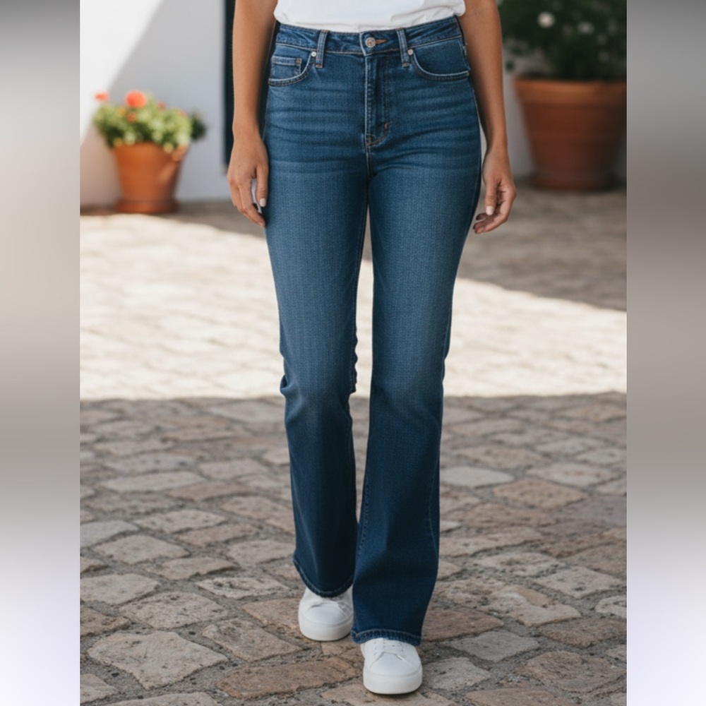 Loft Curvy Fit Flare Women’s Juniors Jeans Size 6/28